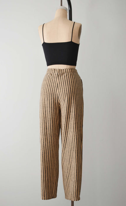 Raw Silk Stripe Pants (m/l)
