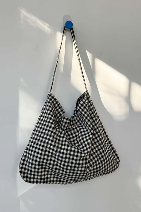 Gingham Tote Bag