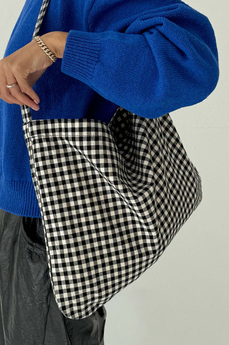 Gingham Tote Bag
