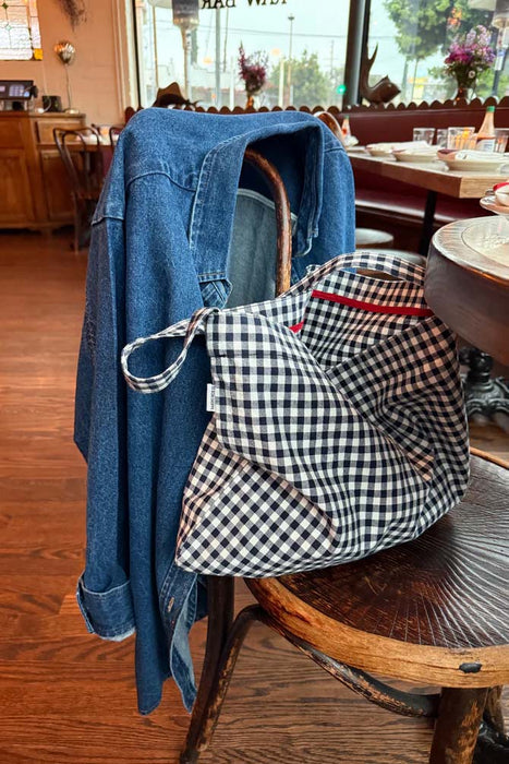 Gingham Tote Bag