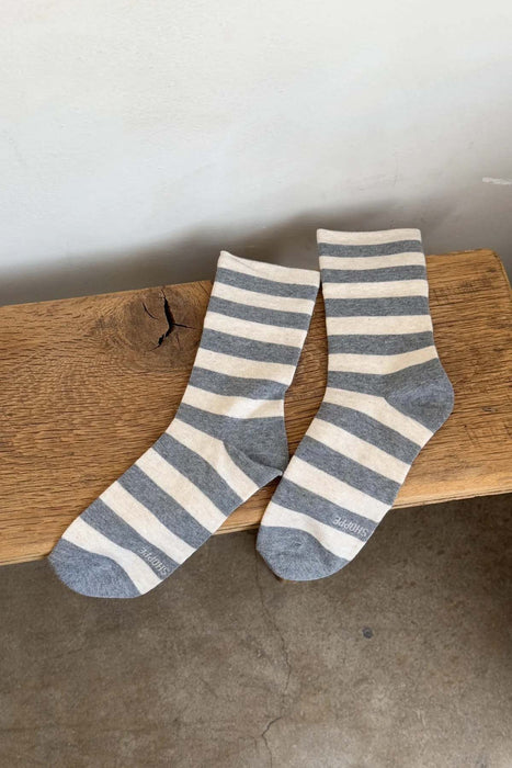 Wally Socks / Grey Stripe