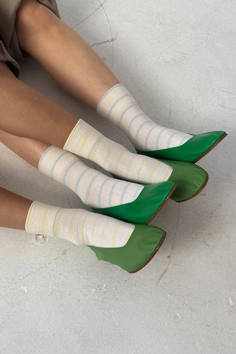 Wally Socks / Pastel Stripe