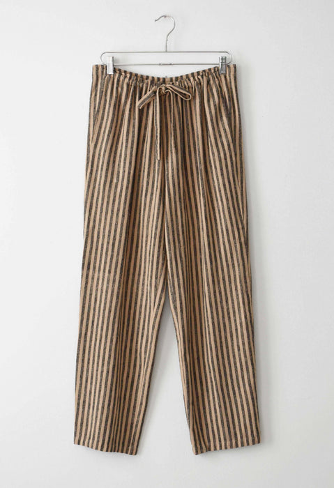 Raw Silk Stripe Pants (m/l)