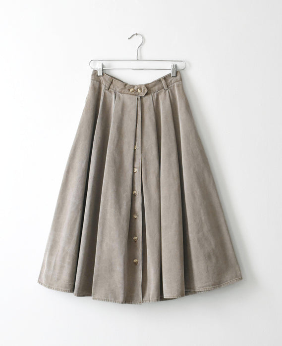 vintage sandstone cotton skirt (s)