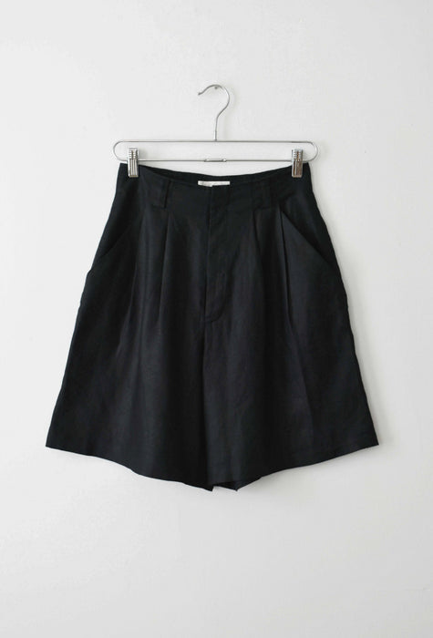 Black Linen Shorts (s/m)