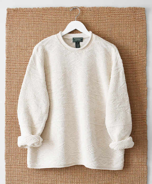 vintage heirloom knit sweater (xl)