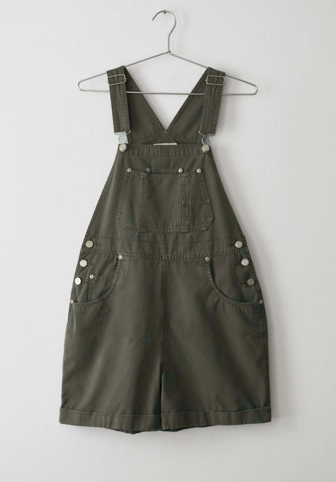 Olive Overall Shorts (s)