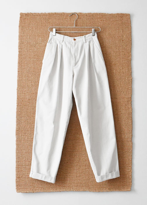 vintage chalk cotton chinos (xs/s)