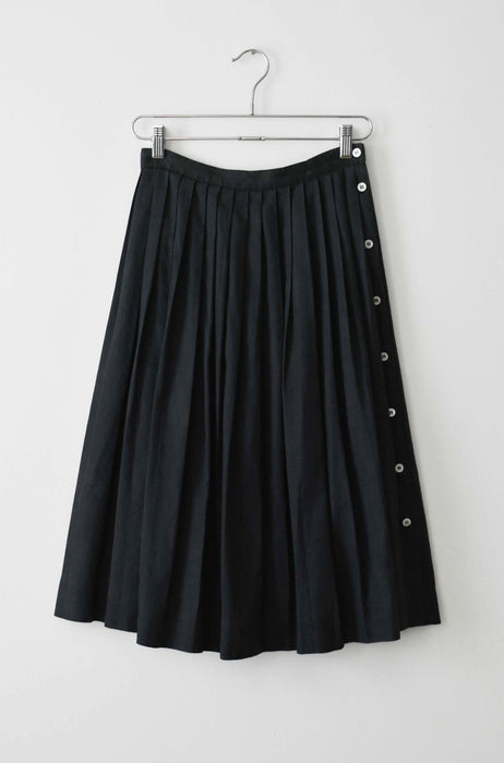 Linen Side Button Skirt (xs/s)