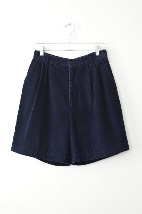 Navy Corduroy Shorts (m)