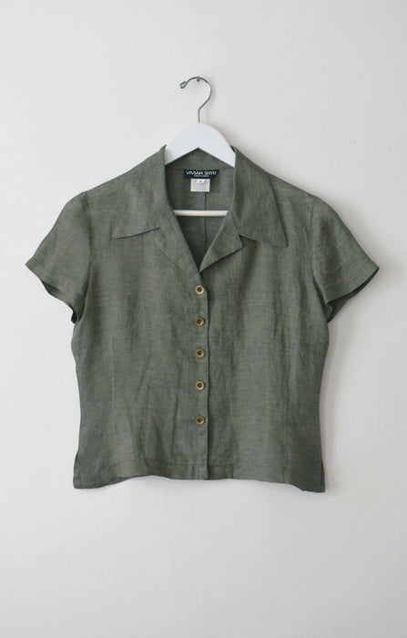 Thistle Linen Button Up (s)