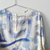 hand-painted vintage silk shirt #3 - Improv Goods