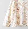 hand-painted vintage silk shirt | fleurs - Improv Goods