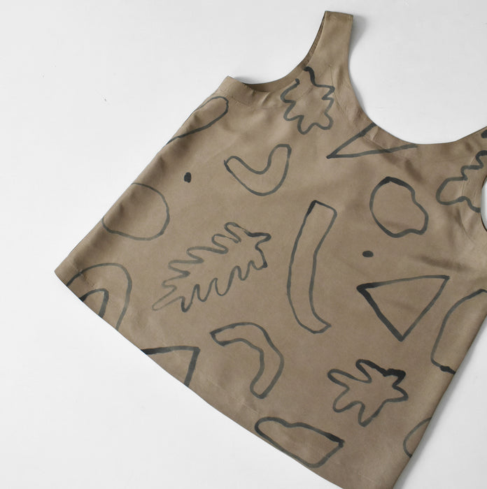 hand-painted vintage silk shirt | artifacts - Improv Goods