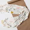 hand-painted vintage silk scarf - Improv Goods