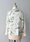 hand-painted vintage silk shirt #6 - Improv Goods